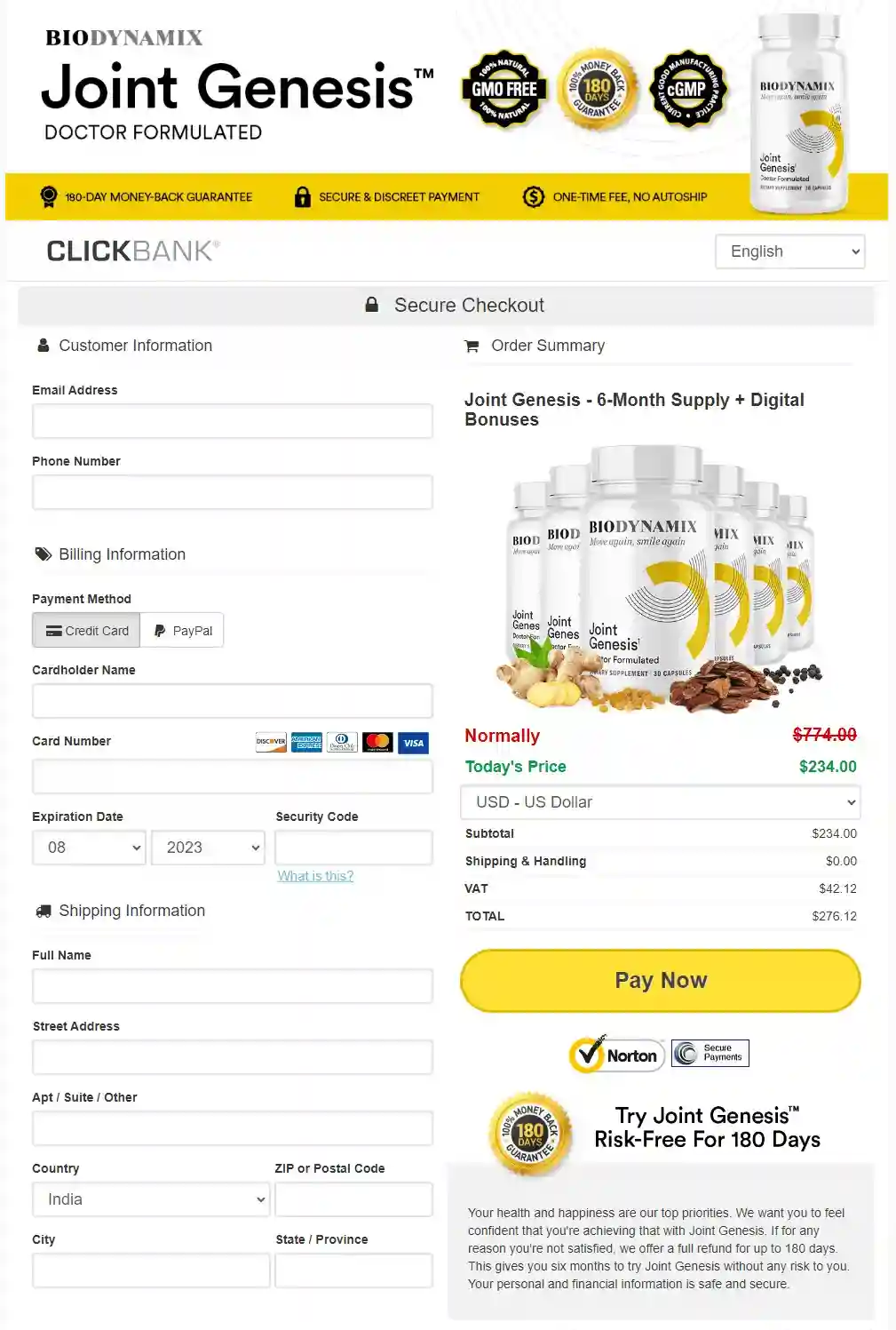 joint genesis buy page